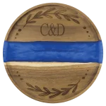 woodgrain/blue color variant